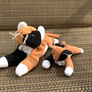 Mama and baby Chip beanie babies